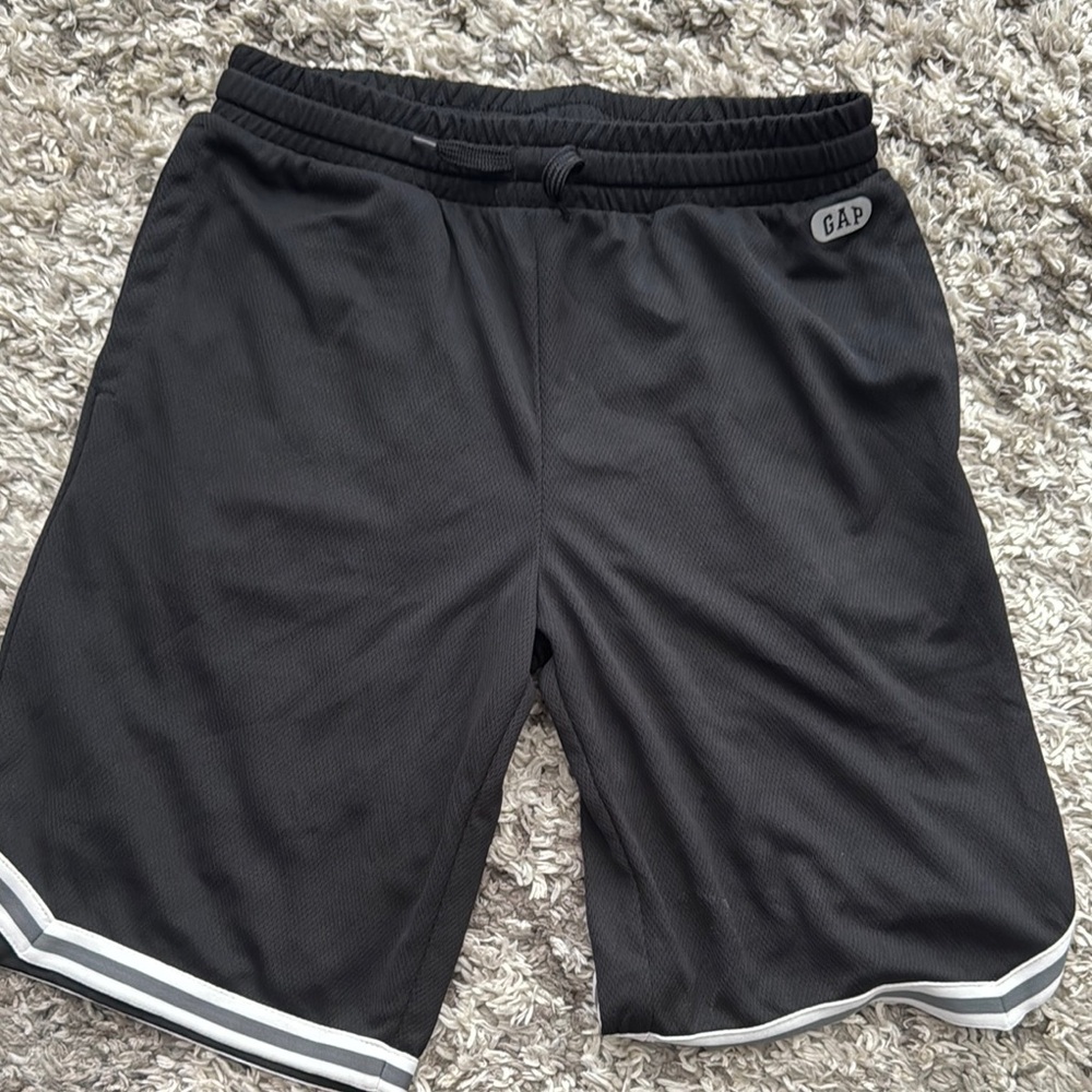 GAP Boys Black Athletic Shorts